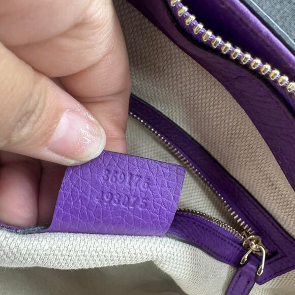 Gucci GG Soho Purple Shoulder Bag 650-011425 - Picture 14 of 14
